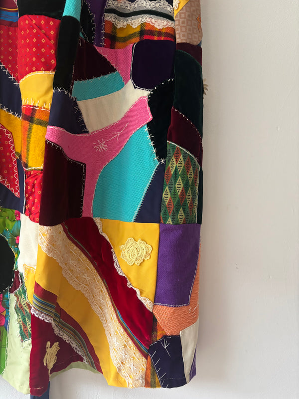 Vintage Hand Work Maxi Skirt.