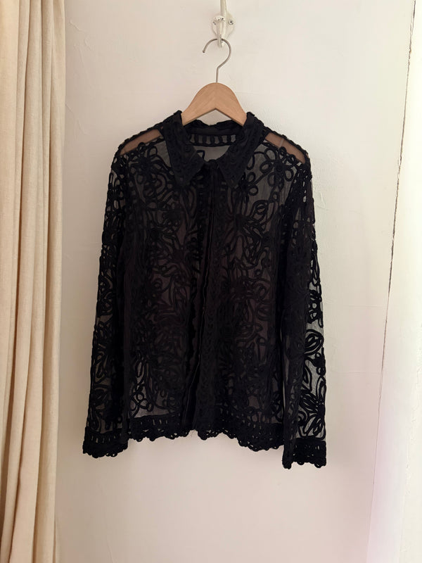 Black Lace Top.