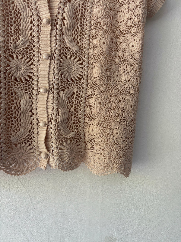 20's-30's Irish Crochet Blouse