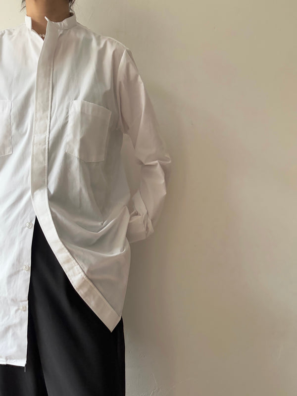 White cotton shirt dead stock made in U.S.A.