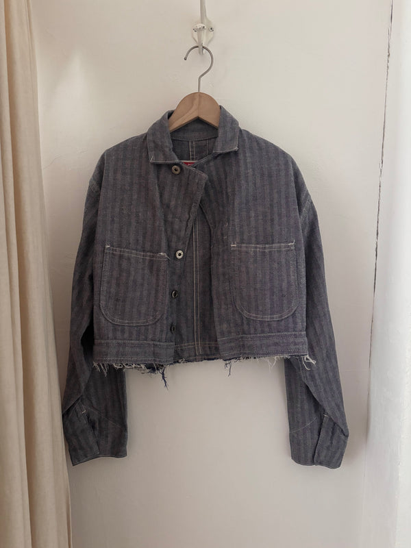 60's Raw-cut Hem Work Jacket.