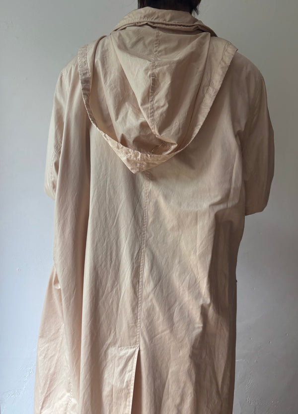 80' Cream Beige Coat.