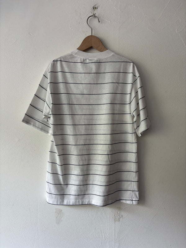 White×Navy Pocket Tee.