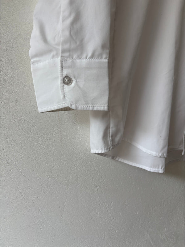 White cotton shirt dead stock made in U.S.A.