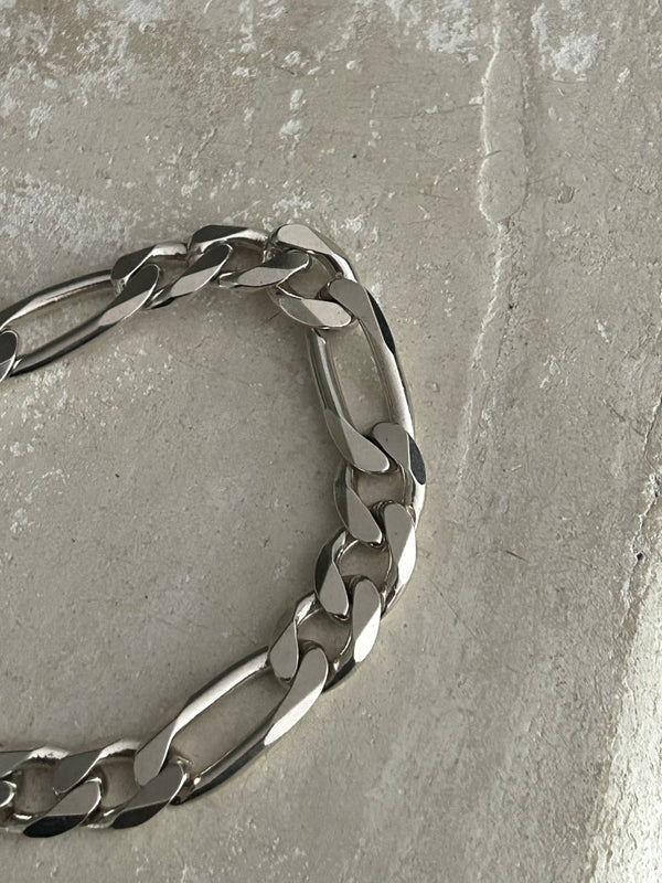 Vintage Italy chain bracelet silver925.