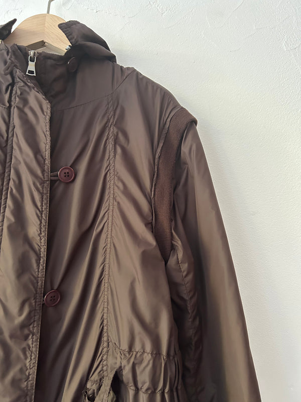 Brown Nylon Jacket