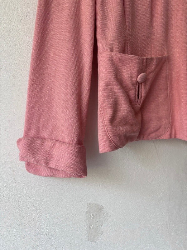 40's Koret California Covered Button Jacket.