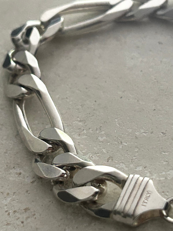 Vintage Italy chain bracelet silver925.