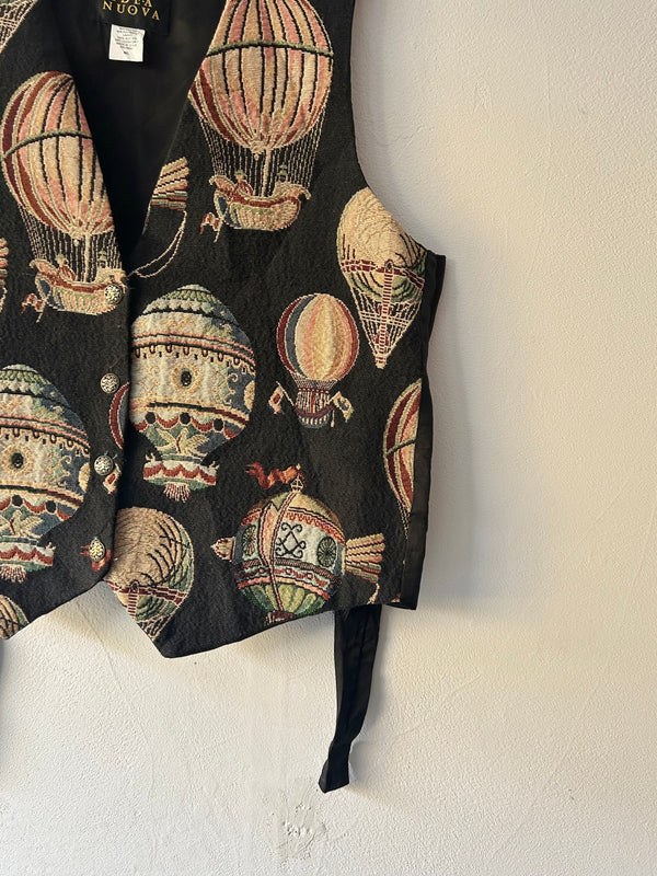 Balloon pattern vest.