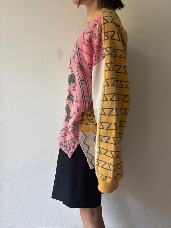 Cotton Pattern Sweat.ITALY.