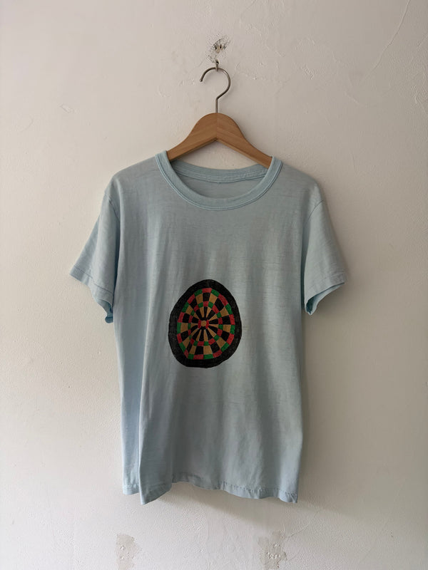 70's Yvonne's Hand Painted Darts Tee.