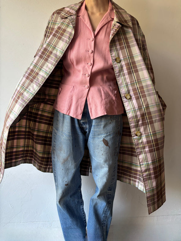 00's GAP Checked Coat.