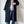 Corduroy black long coat.を表示
