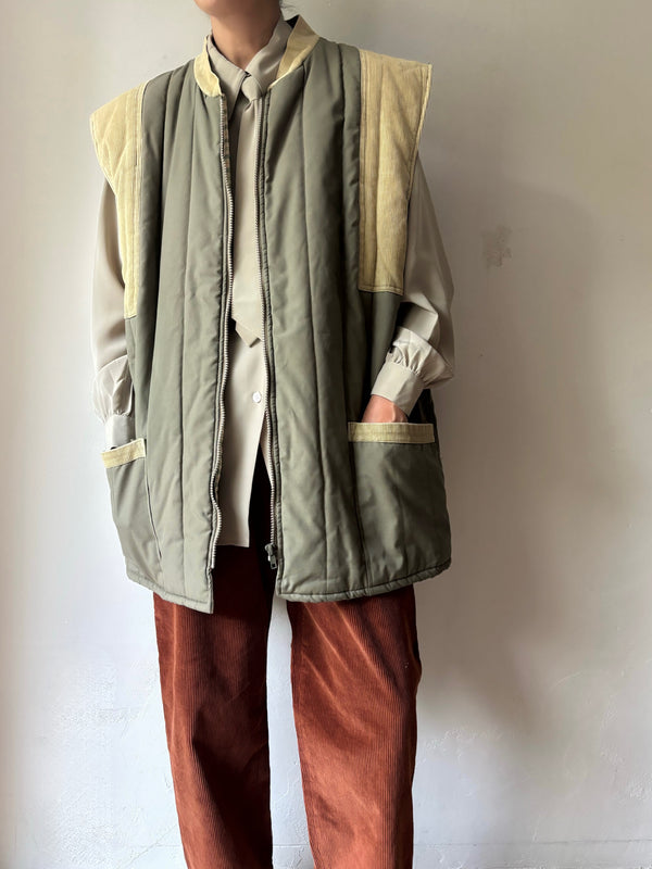 SOLD   / Vintage quilting vest.