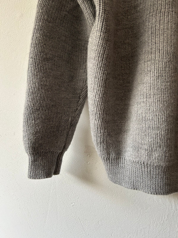 Saint James heather grey knit.