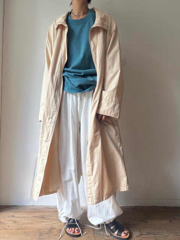 80' Cream Beige Coat.