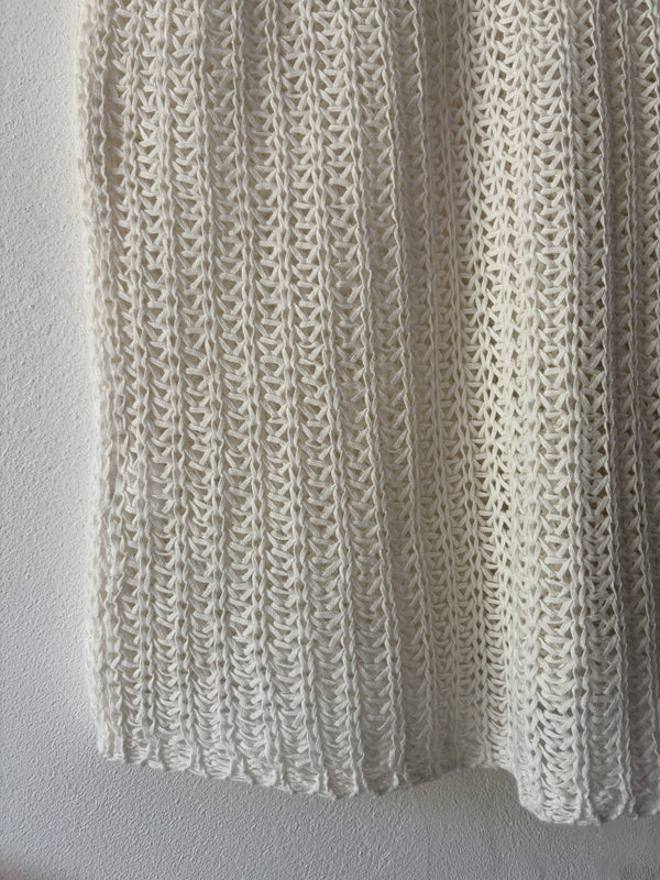 White Ramie Cotton Top