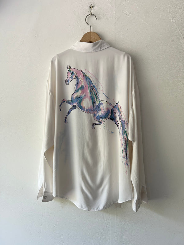 White Horse Blouse