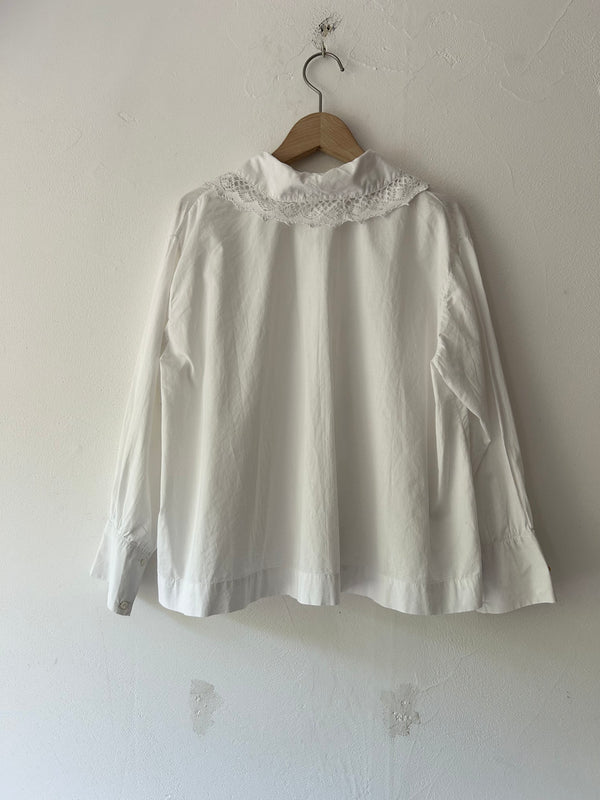 Antique French lace blouse.