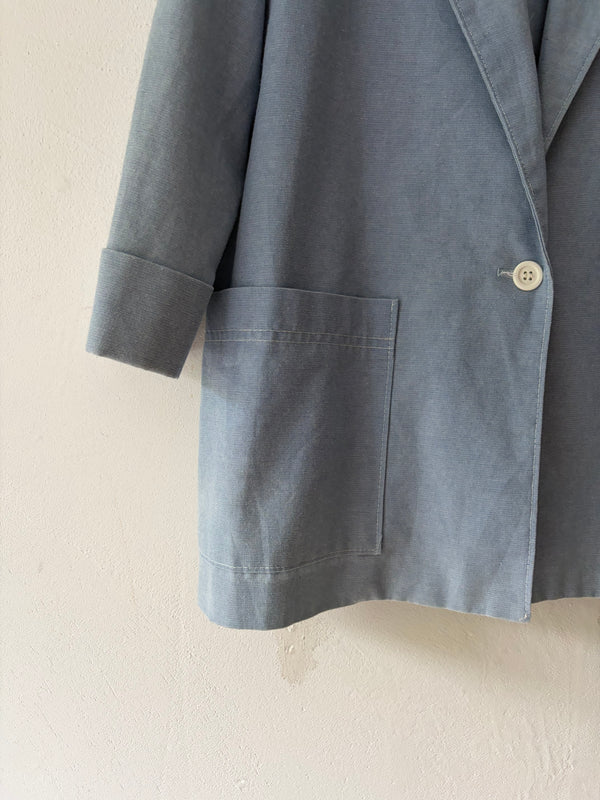 ALFRED DUNNER Blue Jacket.  MADE IN U.S.A.