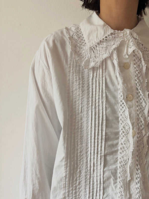 Antique French lace blouse.