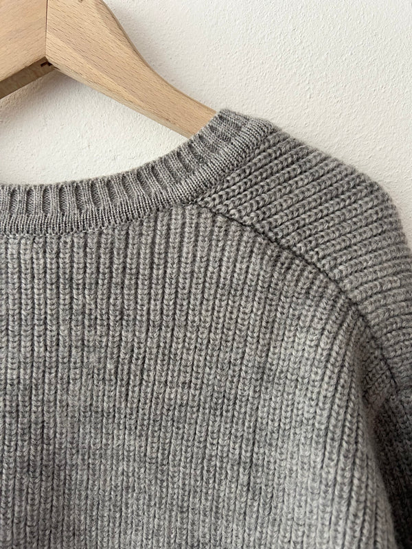 Saint James heather grey knit.