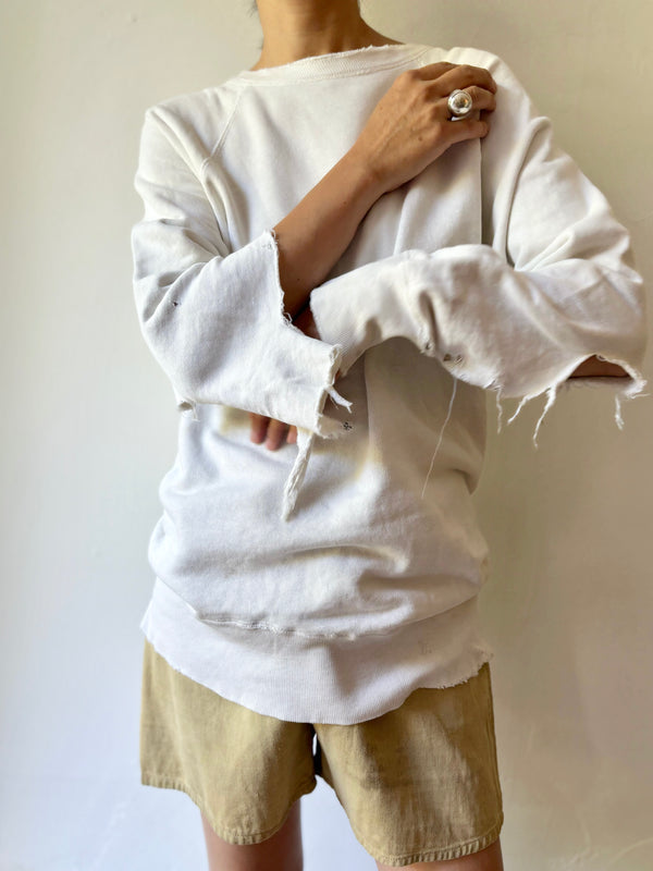 60's PENNYS boro white sweat.
