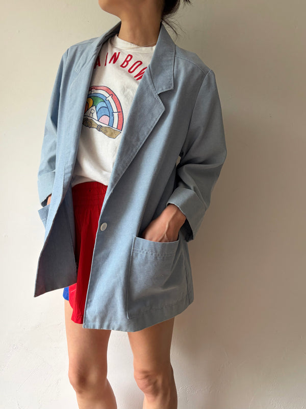 ALFRED DUNNER Blue Jacket.  MADE IN U.S.A.