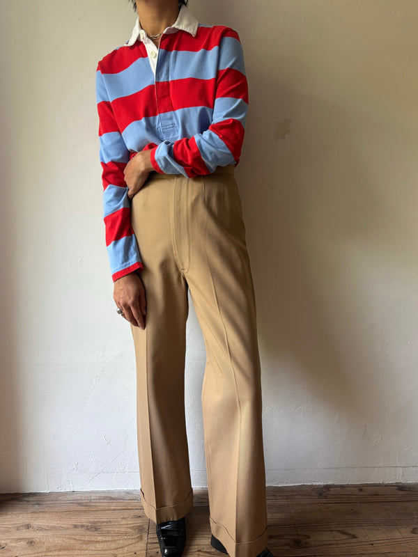 J Crew Border Long Sleeve Top