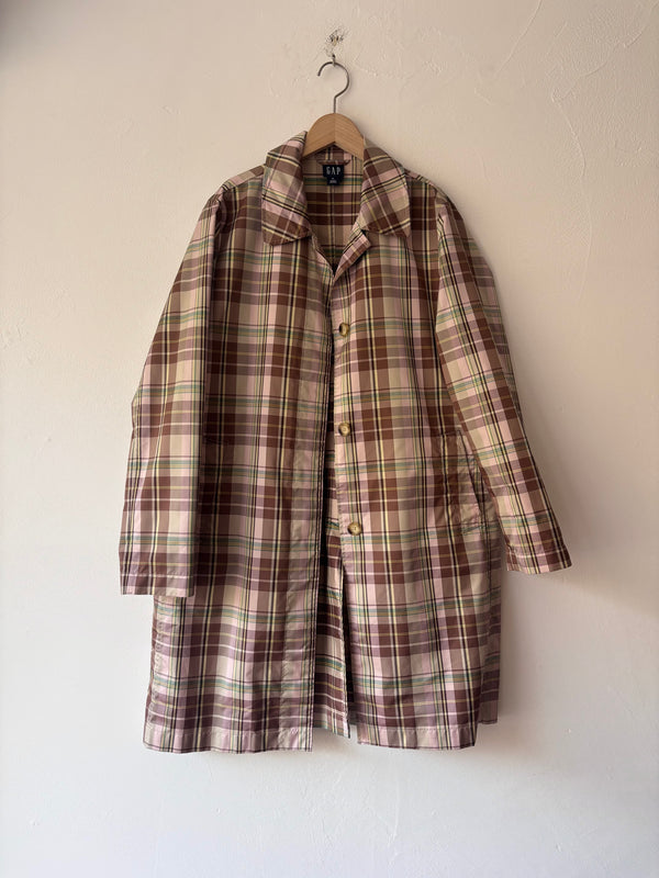 00's GAP Checked Coat.