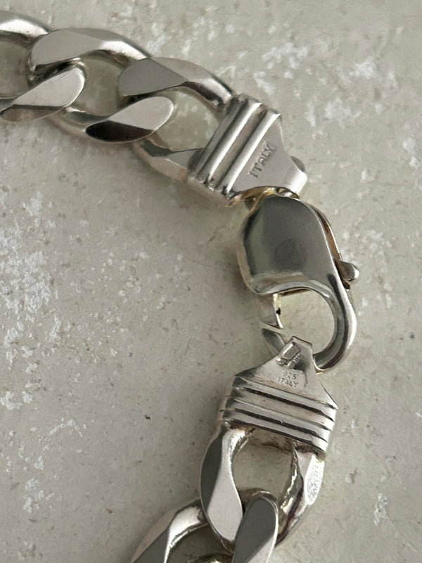 Vintage Italy chain bracelet silver925.