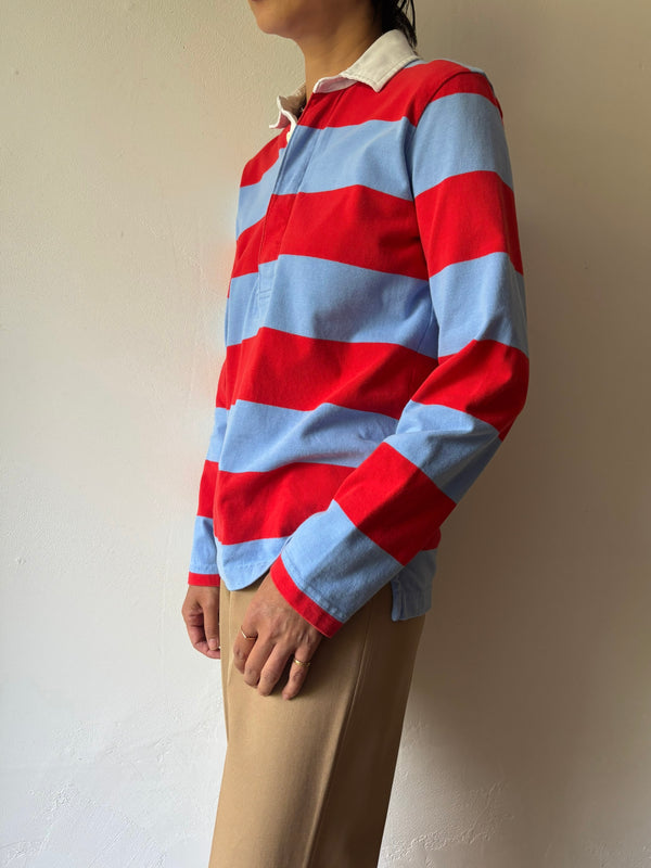 J Crew Border Long Sleeve Top