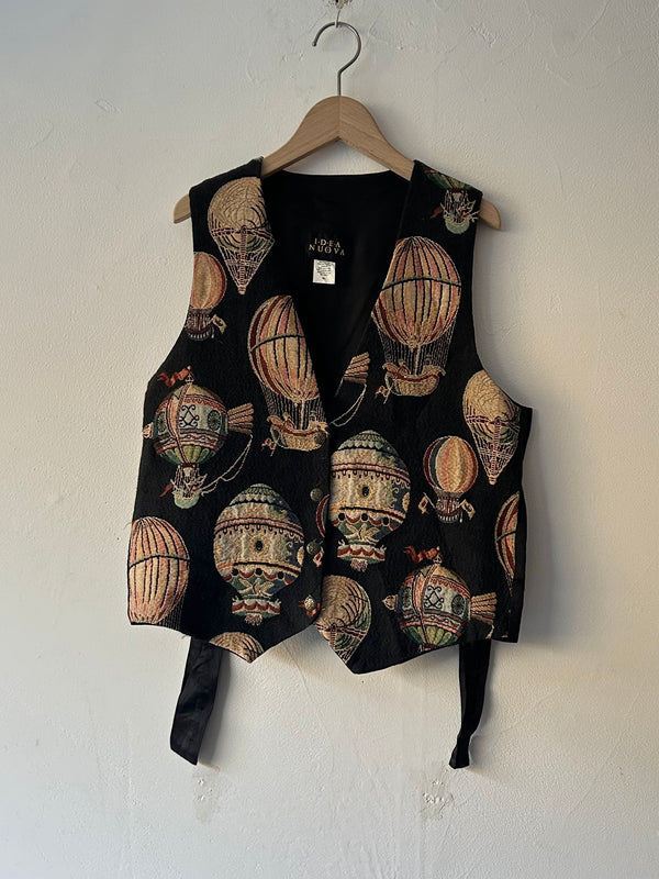 Balloon pattern vest.