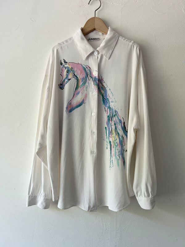 White Horse Blouse