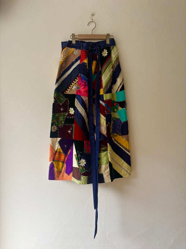 Vintage Hand Work Maxi Skirt.
