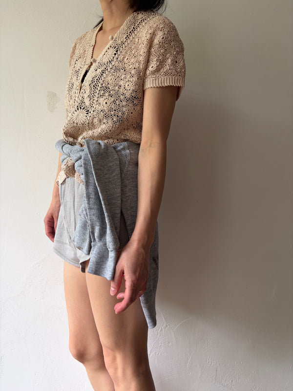 20's-30's Irish Crochet Blouse