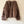 Brown chunky knit cardigan.を表示
