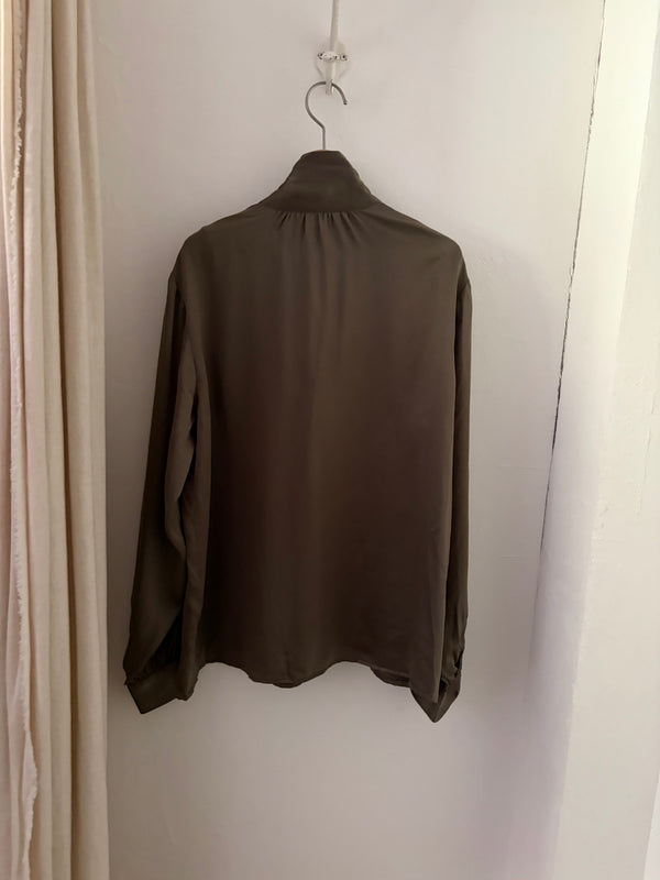SAINT LAURENT Bow Tie Blouse