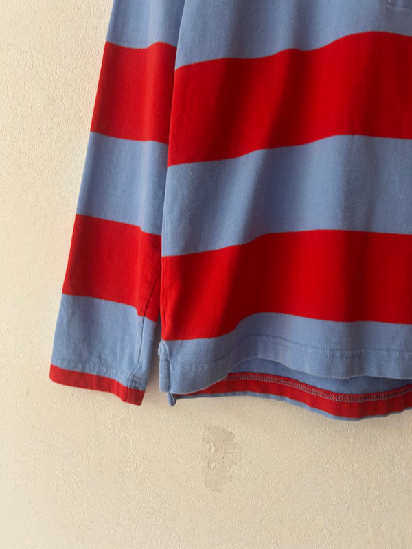 J Crew Border Long Sleeve Top