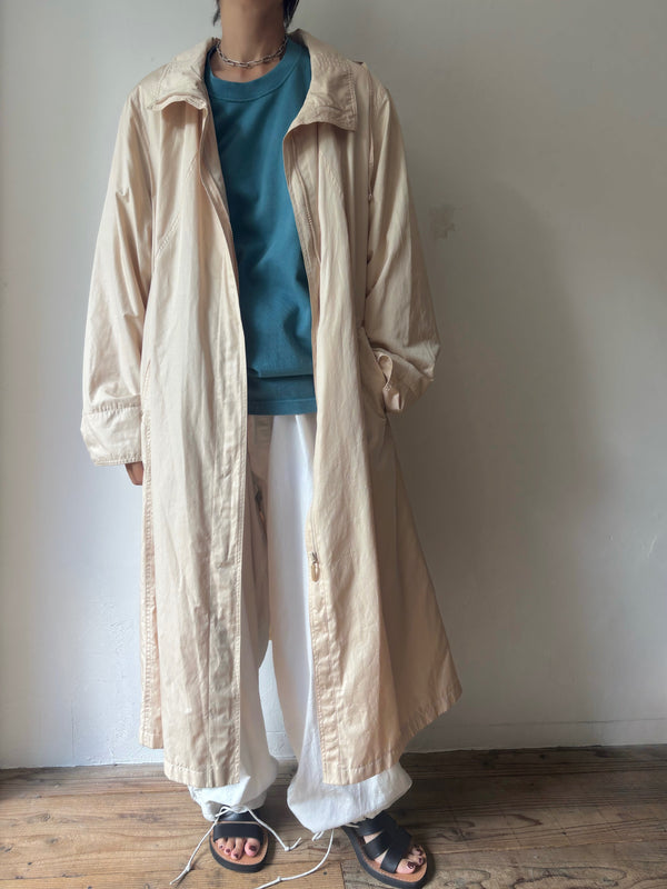 80' Cream Beige Coat.