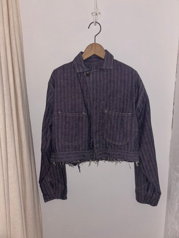 60's Raw-cut Hem Work Jacket.