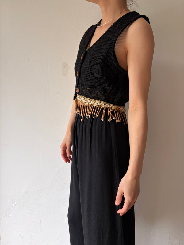80's-90's Summer Fringe Vest.
