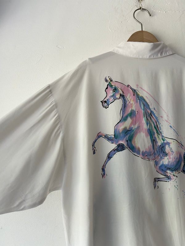 White Horse Blouse