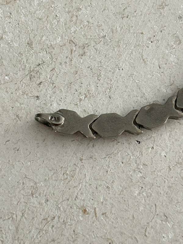 Vintage NEWYORK cross bracelet silver925.
