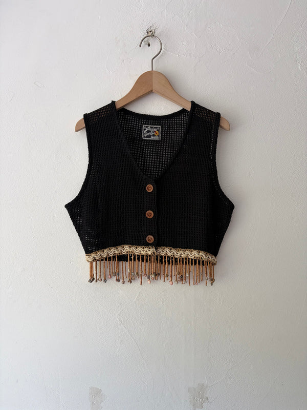80's-90's Summer Fringe Vest.