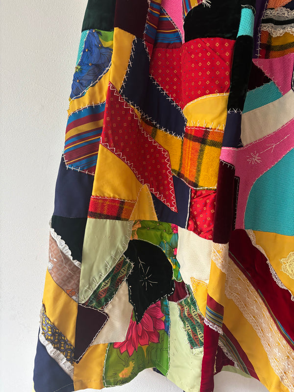 Vintage Hand Work Maxi Skirt.