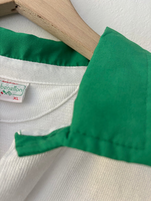 benetton rugby shirt. made in ITALY