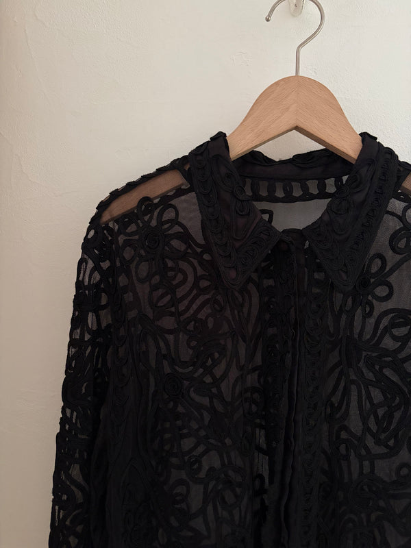 Black Lace Top.