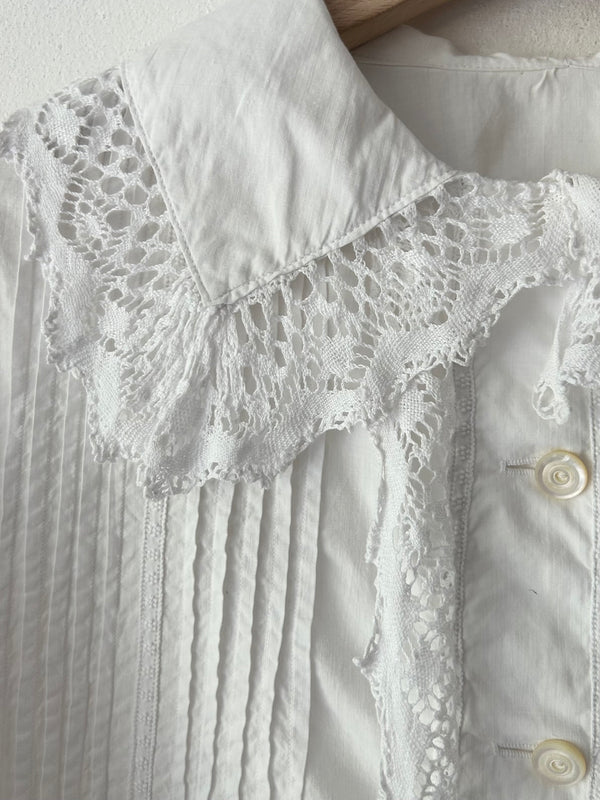 Antique French lace blouse.