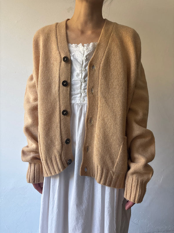 Wool Blend Knited Cardigan. Italy.
